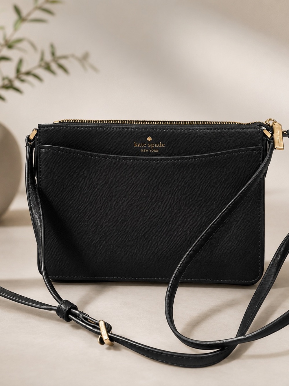 Kate Spade New York Rory Crossbody Saffiano Leather Bag Purse EUC